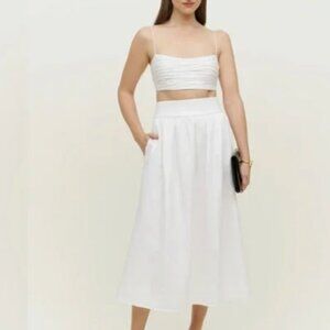 Louise- White Linen Reformation Set Size 2
